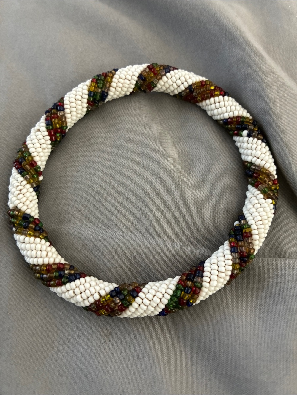 Beaded Bangle Bracelet